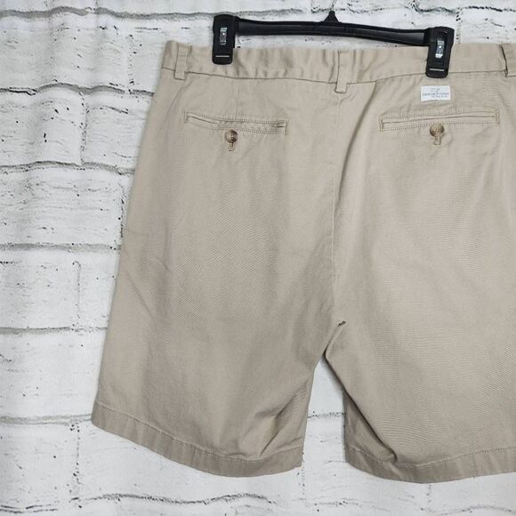 Vineyard Vines 9 Inch Stretch Breaker Shorts Mens Size 36 Khaki Casual Comfort - Picture 5 of 9